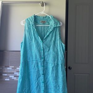 Flax Button Down Midi Dress